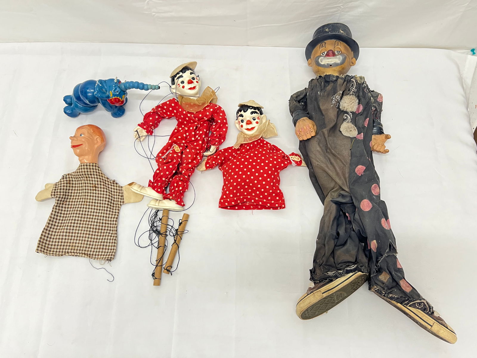 Vintage Effanbee & Mortime Snevd Puppets,1920s Twist Elephant: Vintage Effanbee & Mortime Snevd Puppets,1920s Twist Elephant