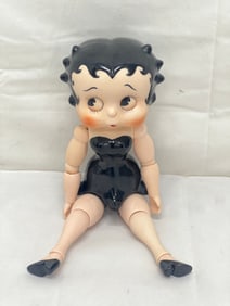 Vintage Porcelain Jointed Betty Boop Figure 10.5''L