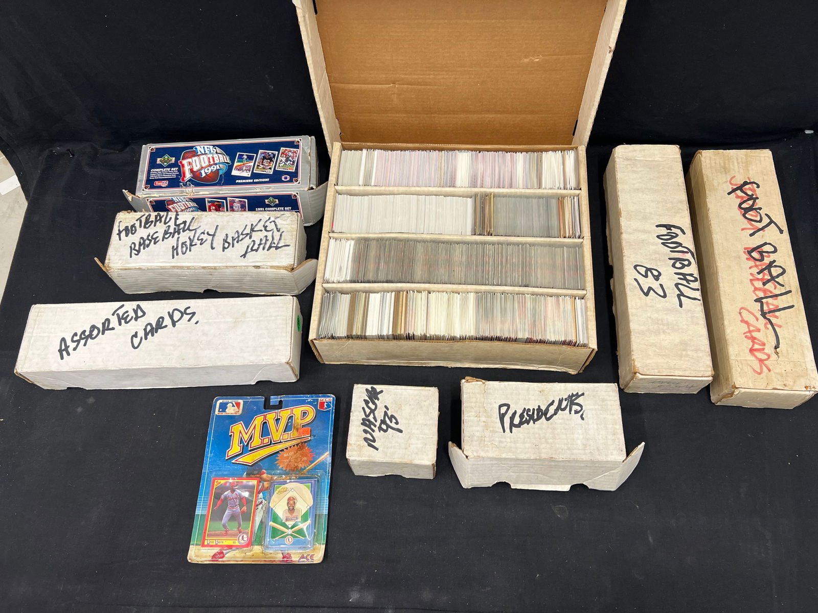 Asst Sports Trading Cards 1980s-Newer - NFL, Nascar, MLB, NHL, Pin + More (1 of 10)