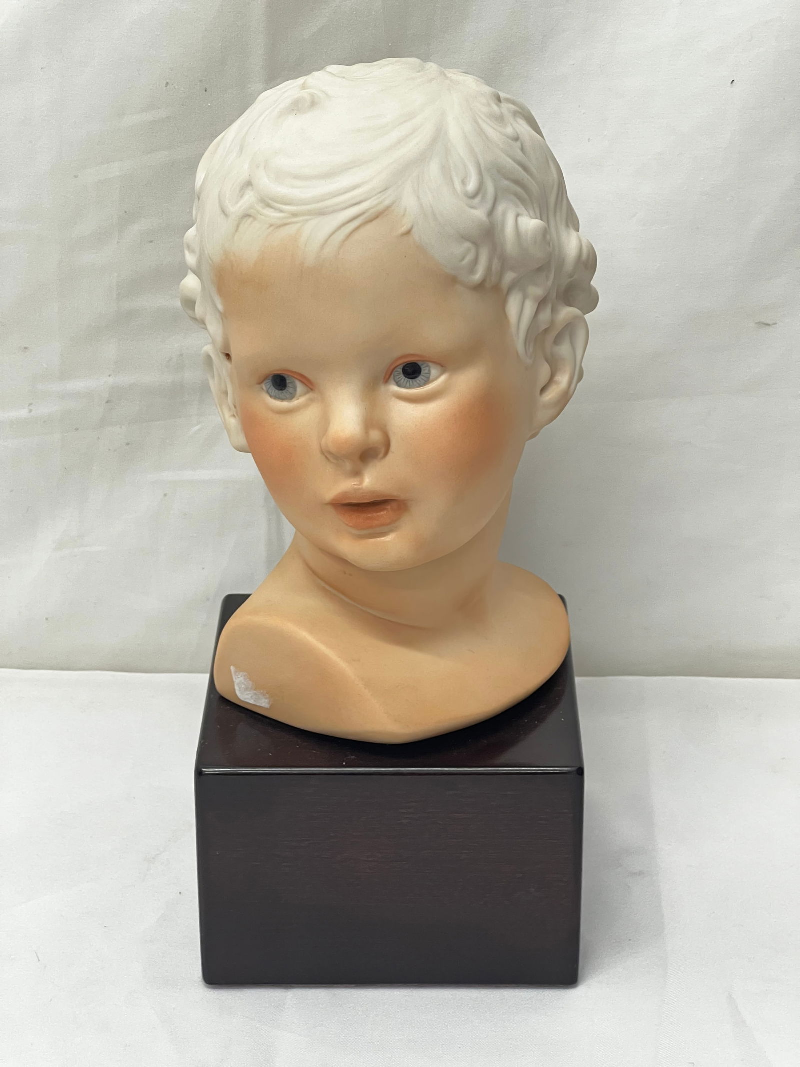 Cybis Porcelain Bisque Bust of Eros Greek God of Love 9.5''T (1 of 6)