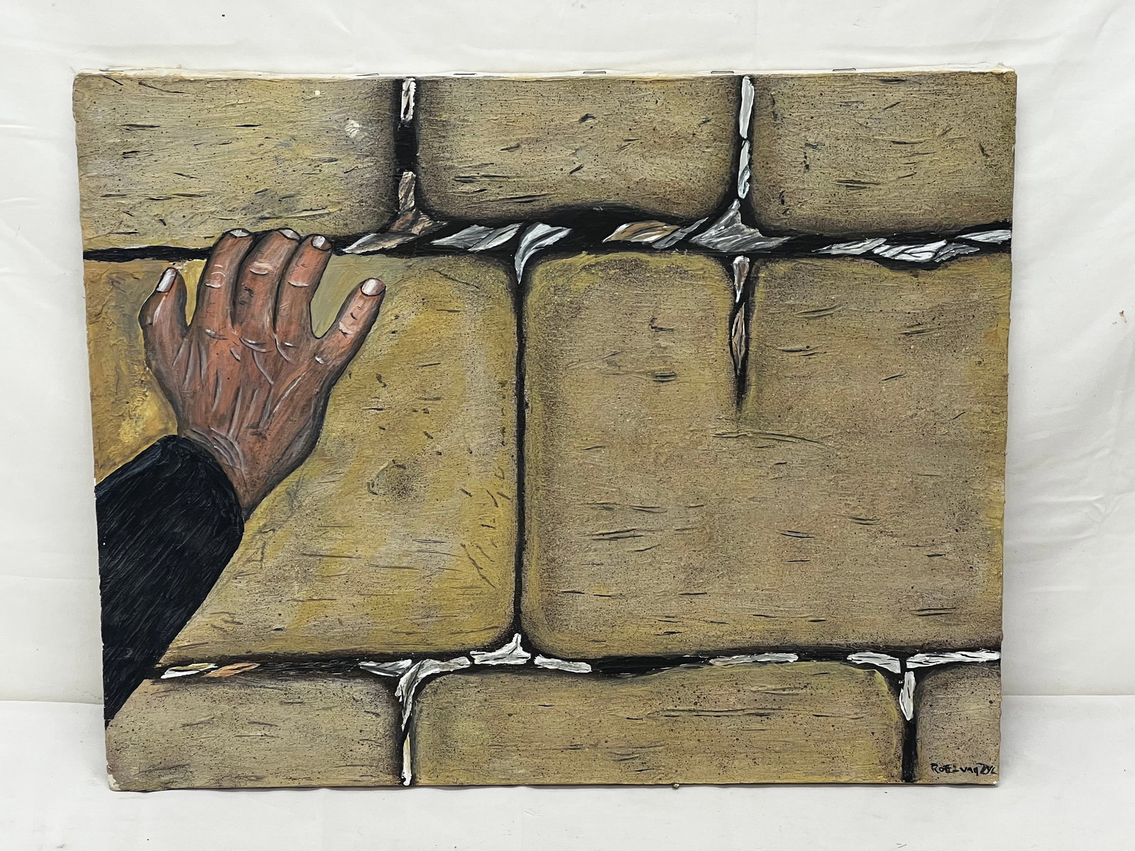 Signed Dutch Acrylic on Canvas 16'' x 20'': Signed Dutch Acrylic on Canvas 16'' x 20''