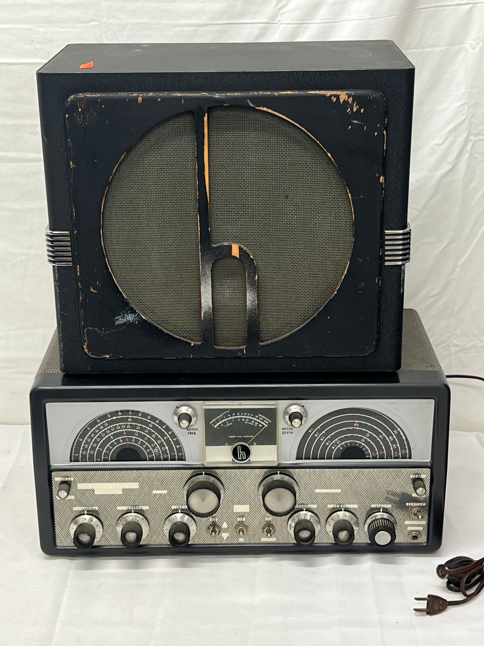 Vintage Hallicrafters SX100 Ham Shortwave Receiver, Speaker (UnTested) - Speaker 15'' x 9'' x (1 of 12)