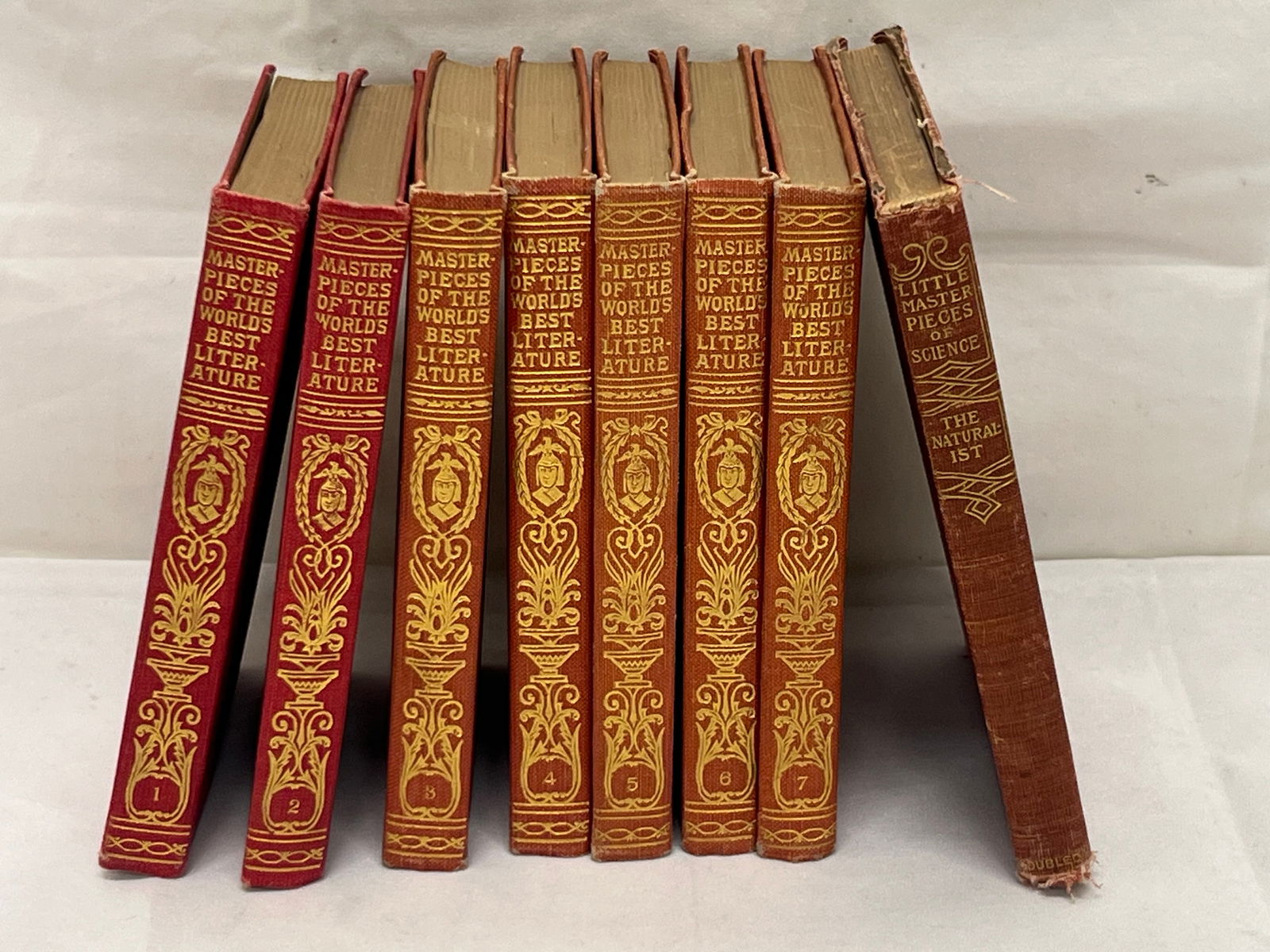 (7)Jeanette L.Gilder -Masterpieces of the Worlds Best Literature, (1)1902 Little Masterpieces of (1 of 11)