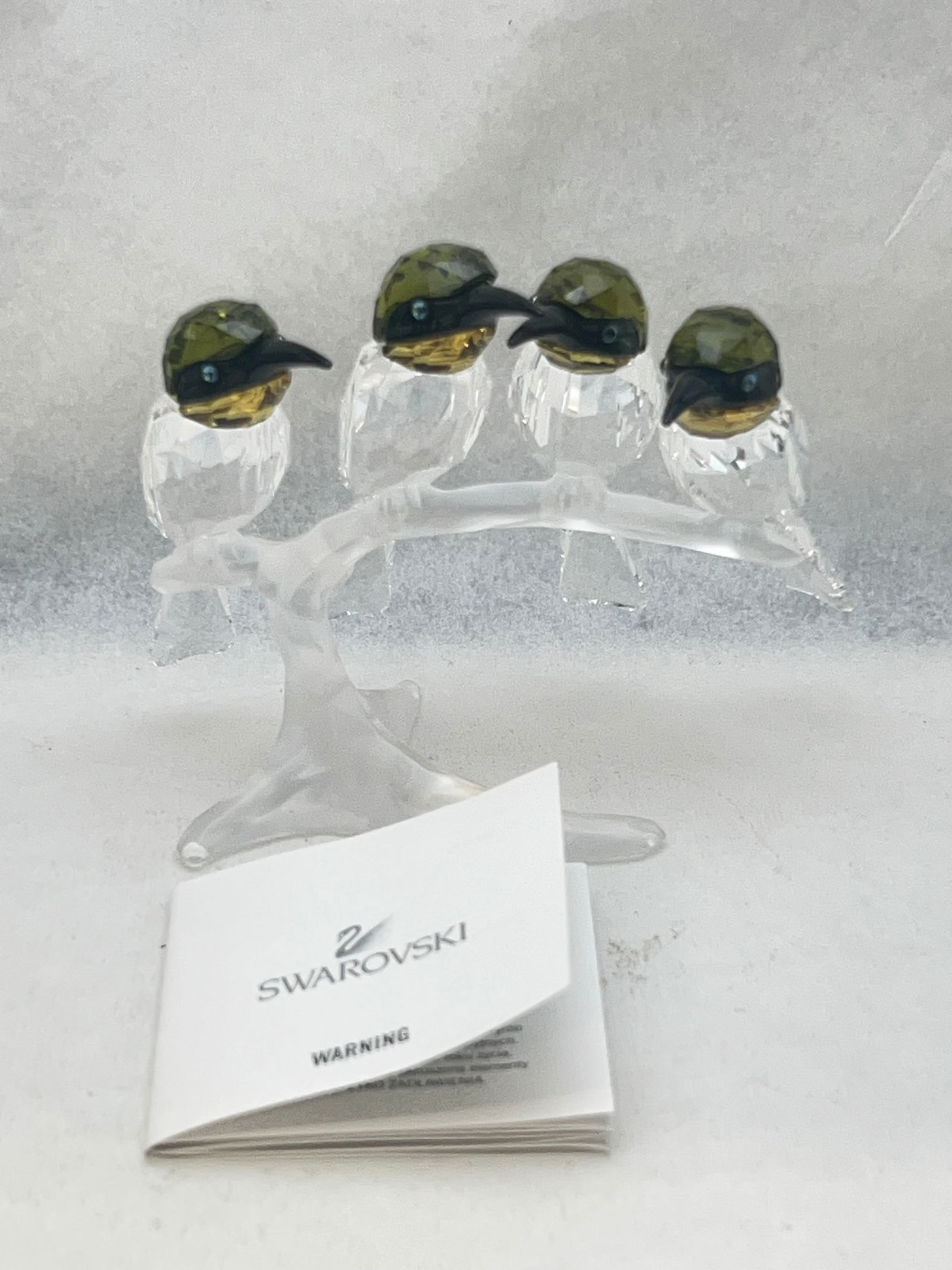 Swarovksi Retired Bee Eaters Hummingbirds in Box - #1048013 w/ Original Box (1 of 7)