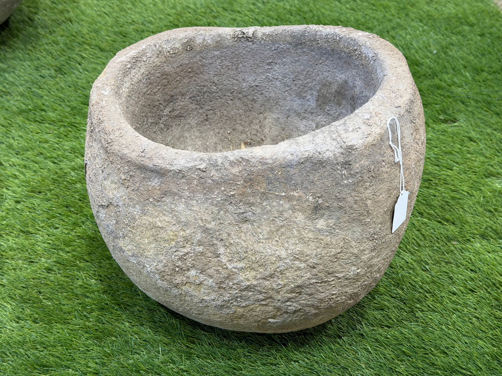 Late 18th-19thC Native American Indian Mortar - 14" x 12" x 12.5" with 44.5" Circ. (Pick Up or Arran (1 of 4)