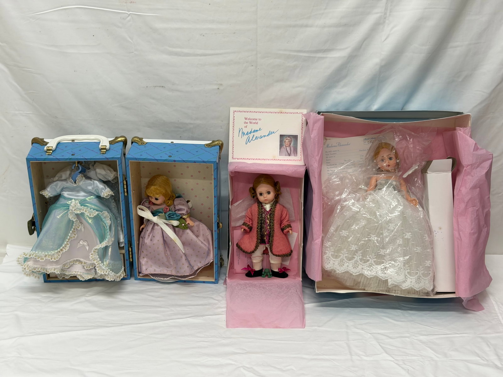 (3)Madame Alexander Dolls- Cinderella, More - Like New - Prince Charming with Frog , Eva Peron wit (1 of 8)