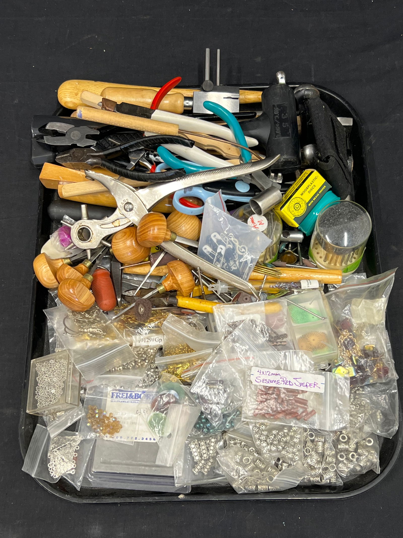 Lot of Jewelry Making Items, Beads,Tools,More (1 of 8)