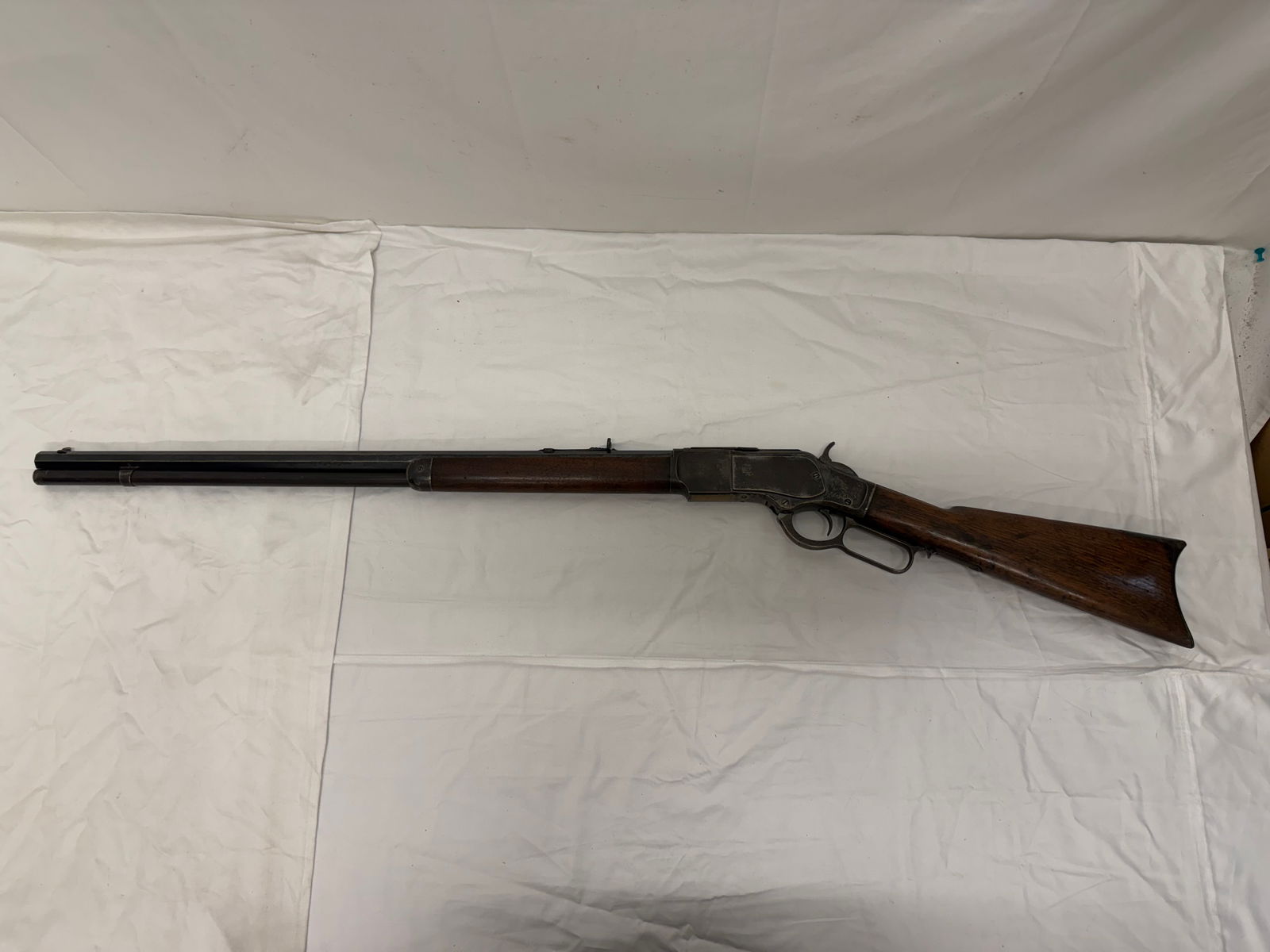 Antique Winchester Model 1873 .38-40cal Repeating Rifle (1 of 16)