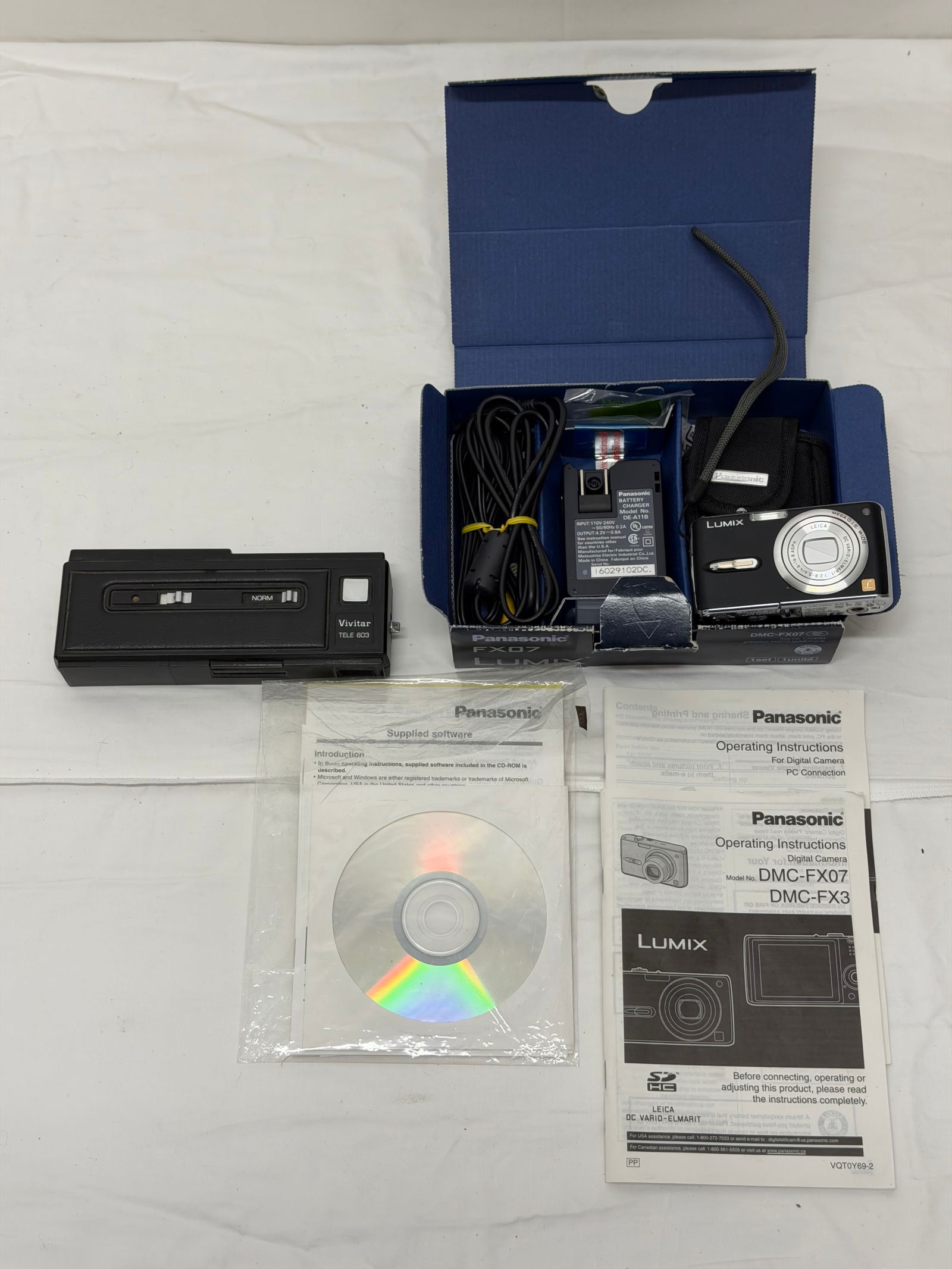 Panasonic Lumix DMC FX107 Camera, Vivitar (1 of 7)