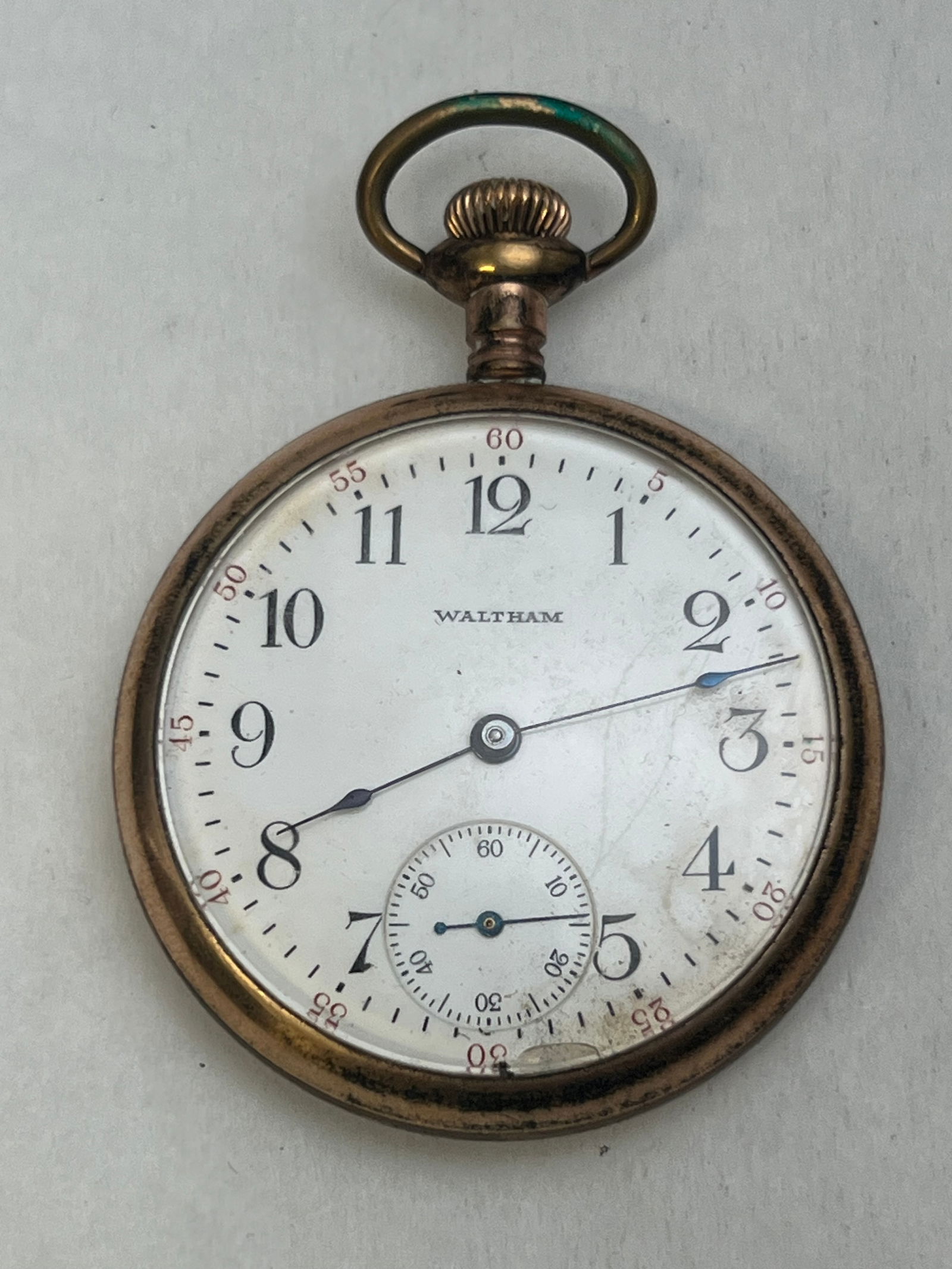 1898 American Waltham Traveler Pocket Watch - Seaside Grade, #8995587, 7 Jewel Pocket Watch - Case (1 of 4)