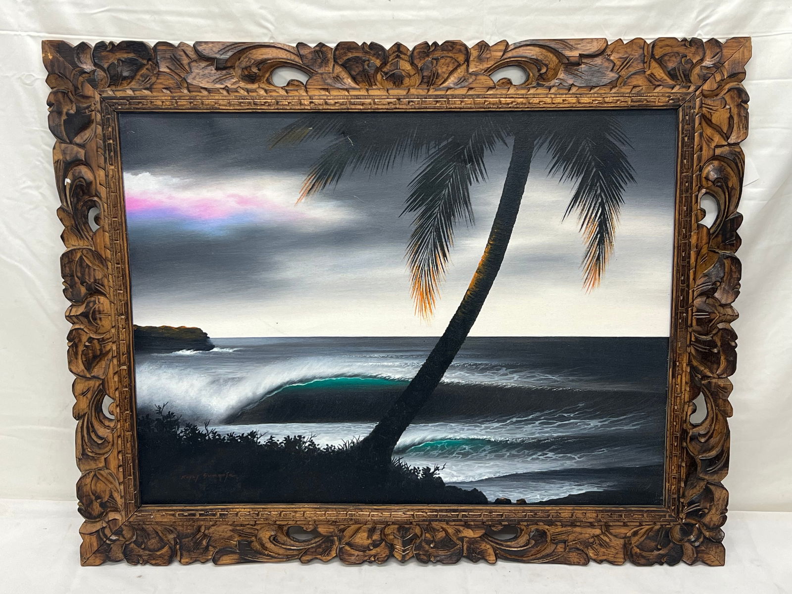 Original Hawaiian Oil on Canvas, Signed (1 of 5)