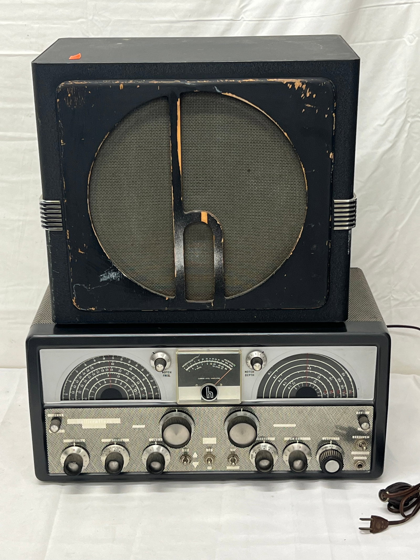 Vintage Hallicrafters SX100 Ham Shortwave Receiver, Speaker (UnTested) - Speaker 15'' x 9'' x 13.5' (1 of 12)