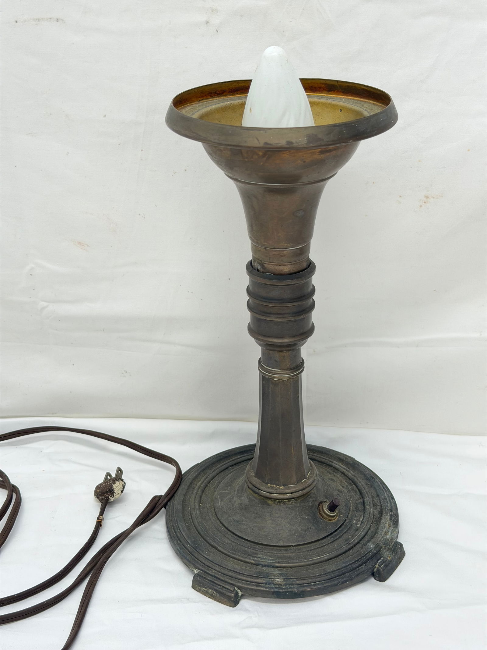Deco Sight Light Brass Table Lamp (No Shade) (1 of 5)