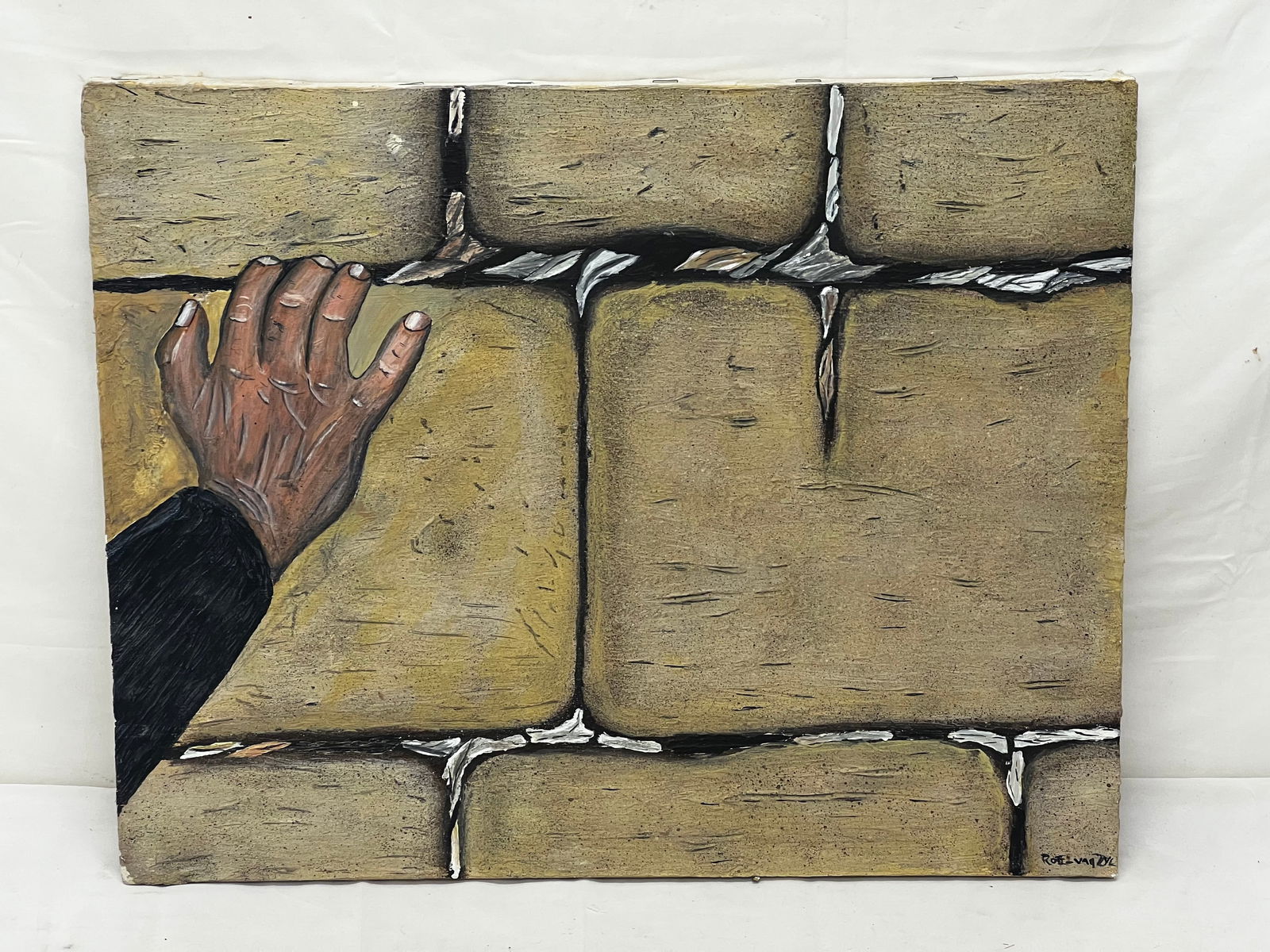 Signed Dutch Acrylic on Canvas 16'' x 20'': Signed Dutch Acrylic on Canvas 16'' x 20''