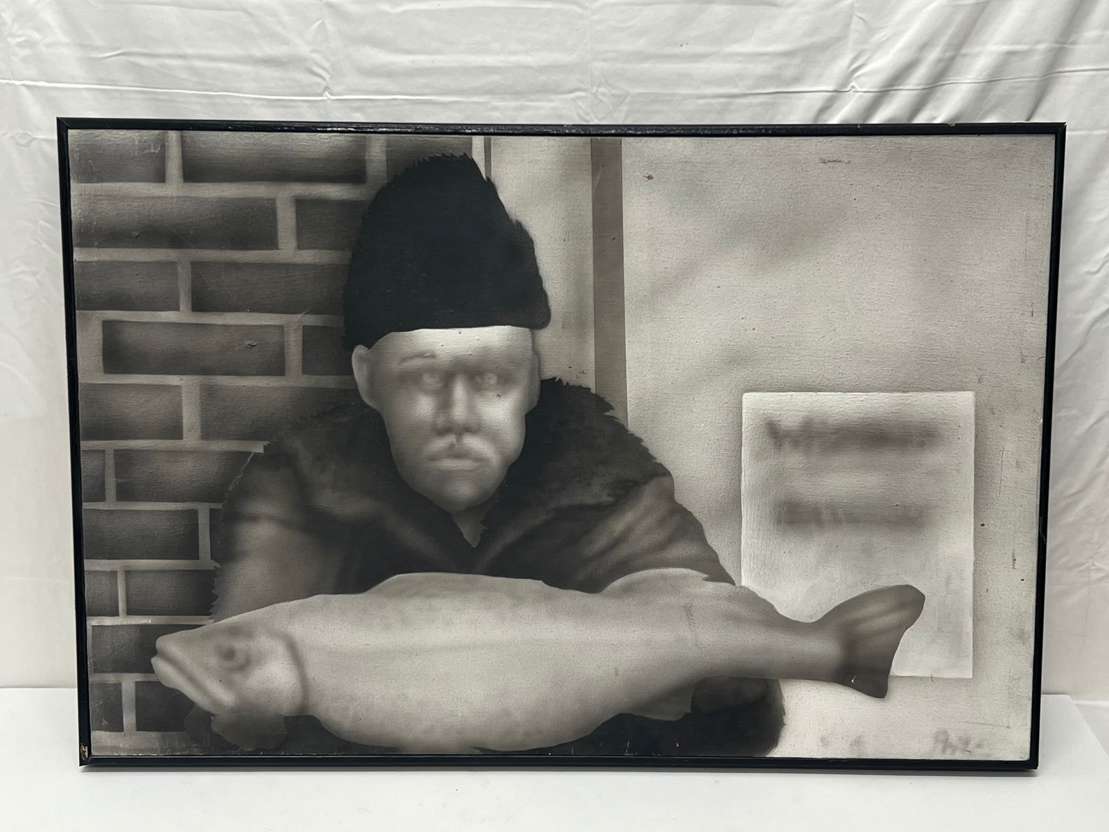 Stewart Smith Original Oil on Canvas - Signed On Back - Framed 21.75'' x 33'': Stewart Smith Original Oil on Canvas - Signed On Back - Framed 21.75'' x 33''