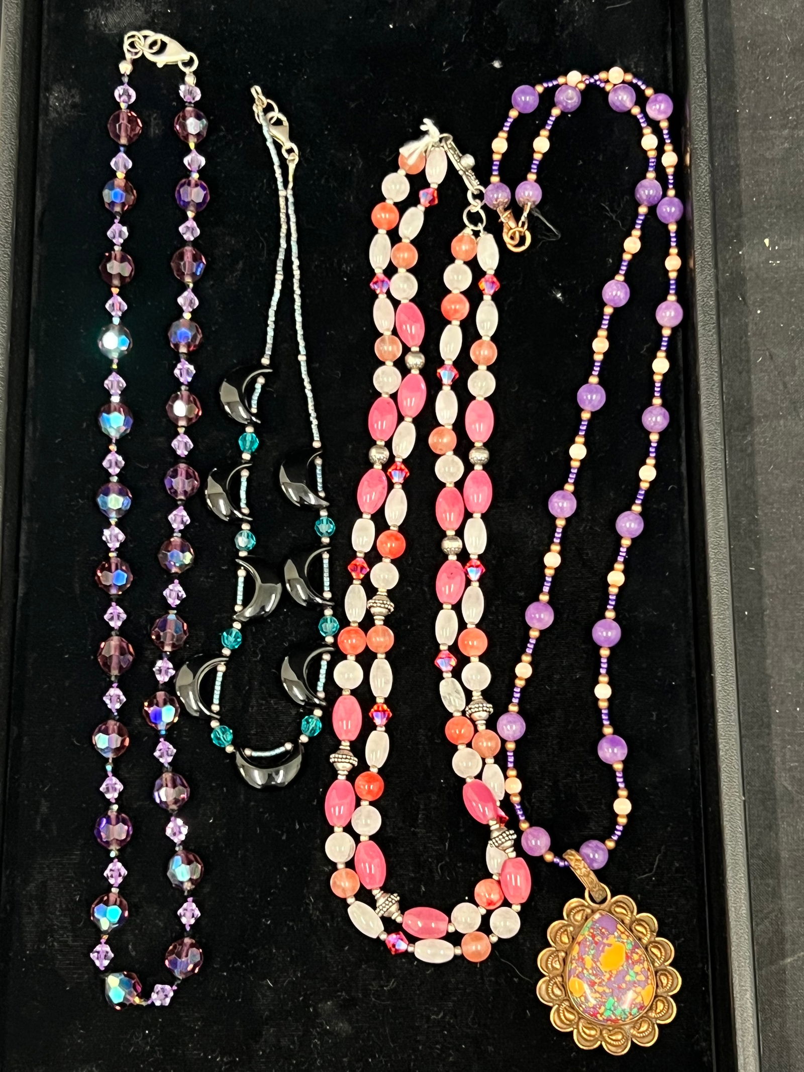 Jade Necklaces, Swarovski Crystal + More (1 of 5)