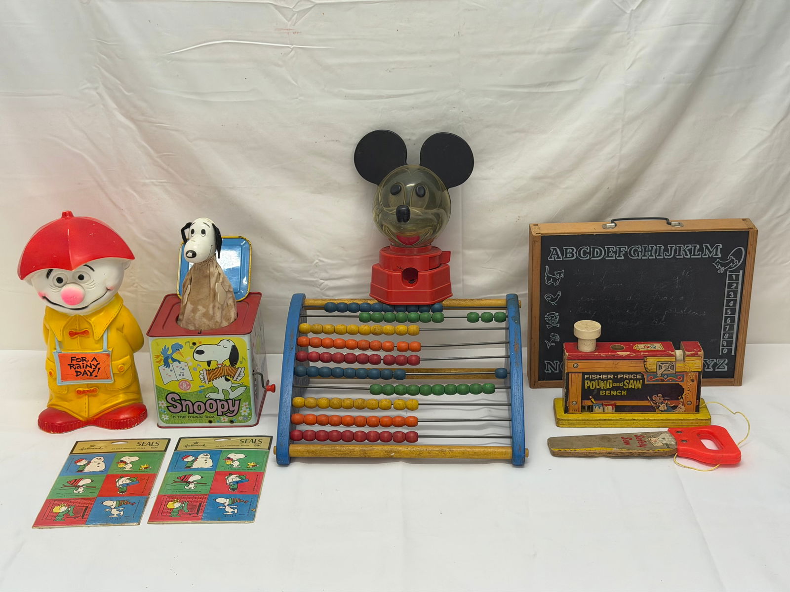 1960s-70s Children's Items - Snoopy, Mickey, Chalkboard + More (1 of 7)