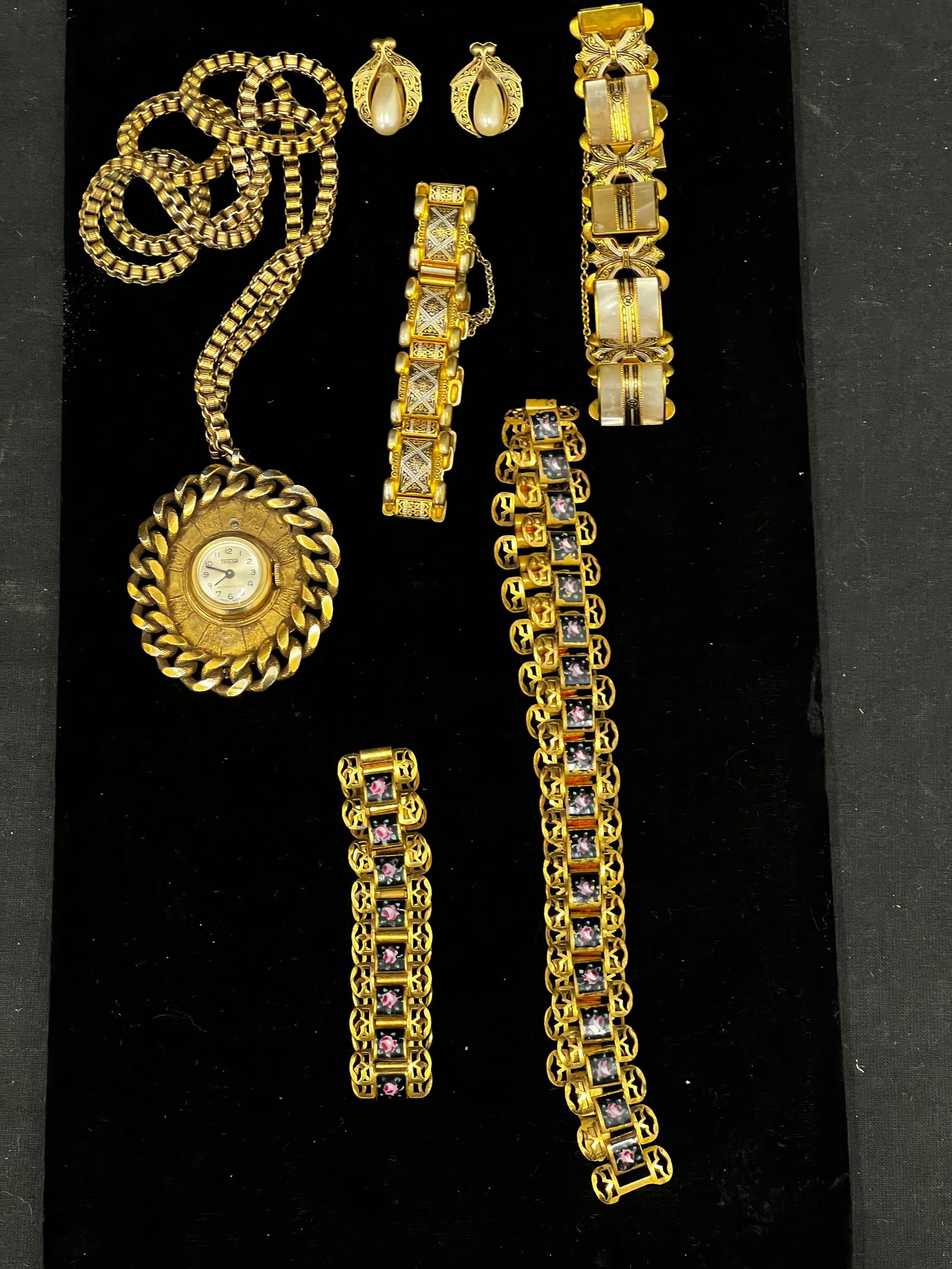 Vtg Jewelry Bracelets, Necklaces, Earrings - (1 of 9)