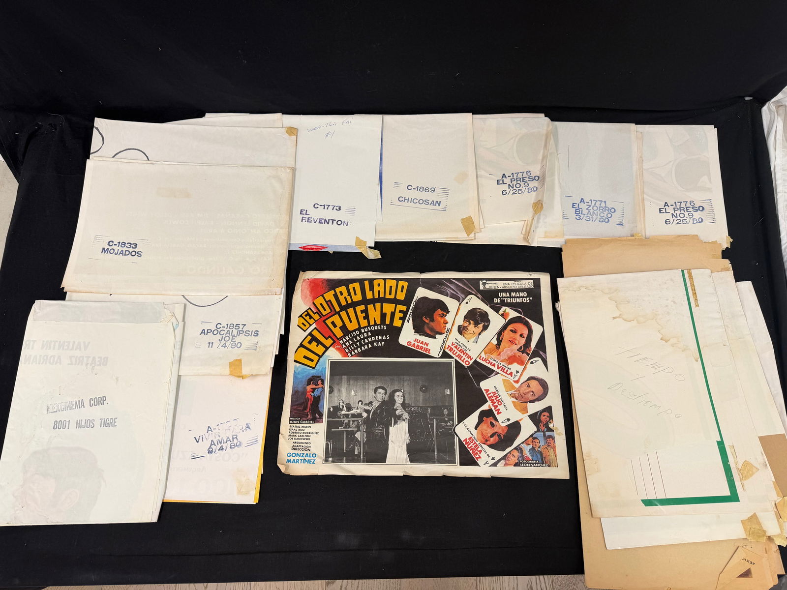 Large Lot Vintage Mexican Movie Posters - Various Conditions / Movies / Sizes: Large Lot Vintage Mexican Movie Posters - Various Conditions / Movies / Sizes