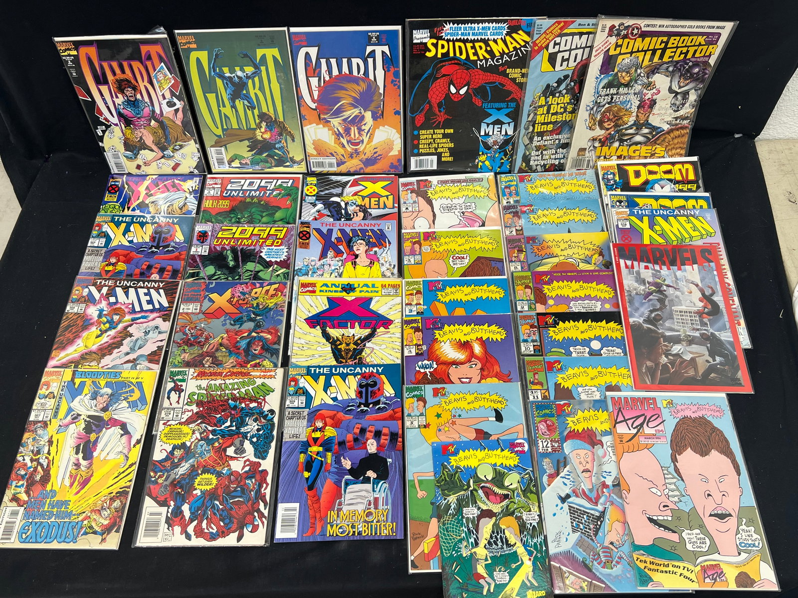 30+ Asst Modern Age Marvel Comics - Beavis & Butthead #1-12 with Extras, X-Men, Gambit & More: 30+ Asst Modern Age Marvel Comics - Beavis & Butthead #1-12 with Extras, X-Men, Gambit & More