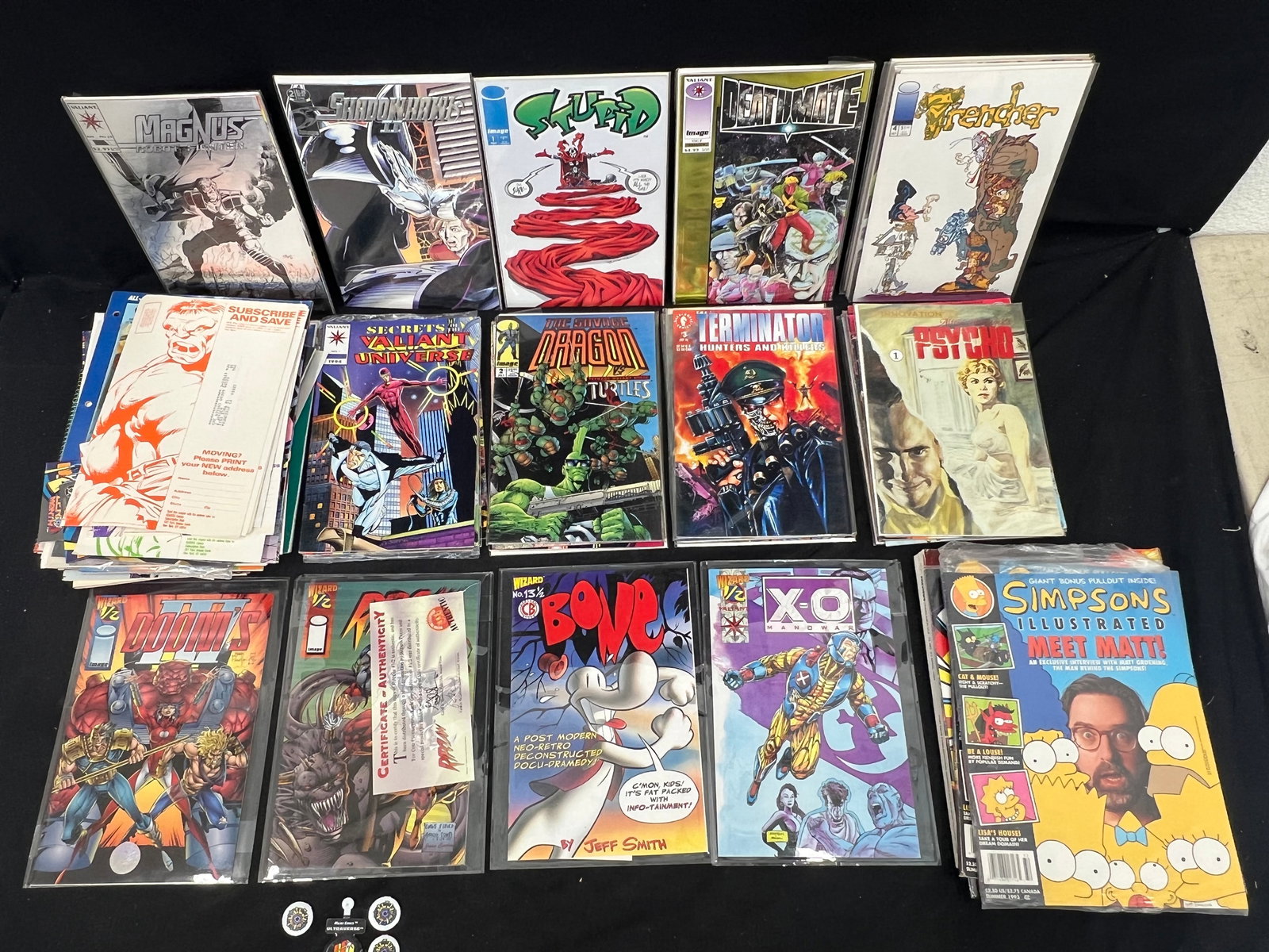 Asst Image,Valiant,Dark Horse Comics - Stormwatch, Stupid, Terminator, Posters, Extras & More: Asst Image,Valiant,Dark Horse Comics - Stormwatch, Stupid, Terminator, Posters, Extras & More