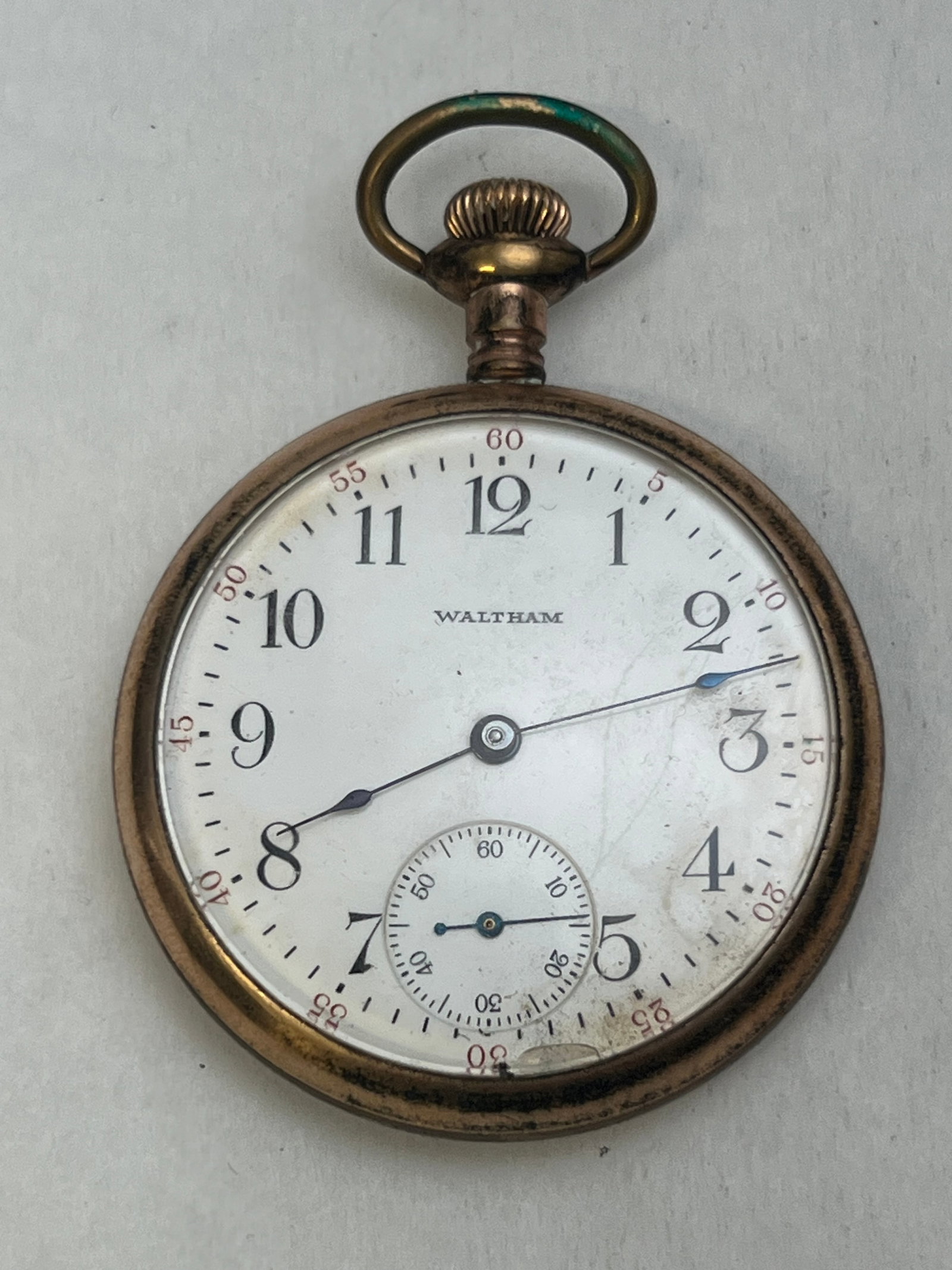 1898 American Waltham Traveler Pocket Watch - Seaside Grade, #8995587, 7 Jewel Pocket Watch - Case (1 of 4)