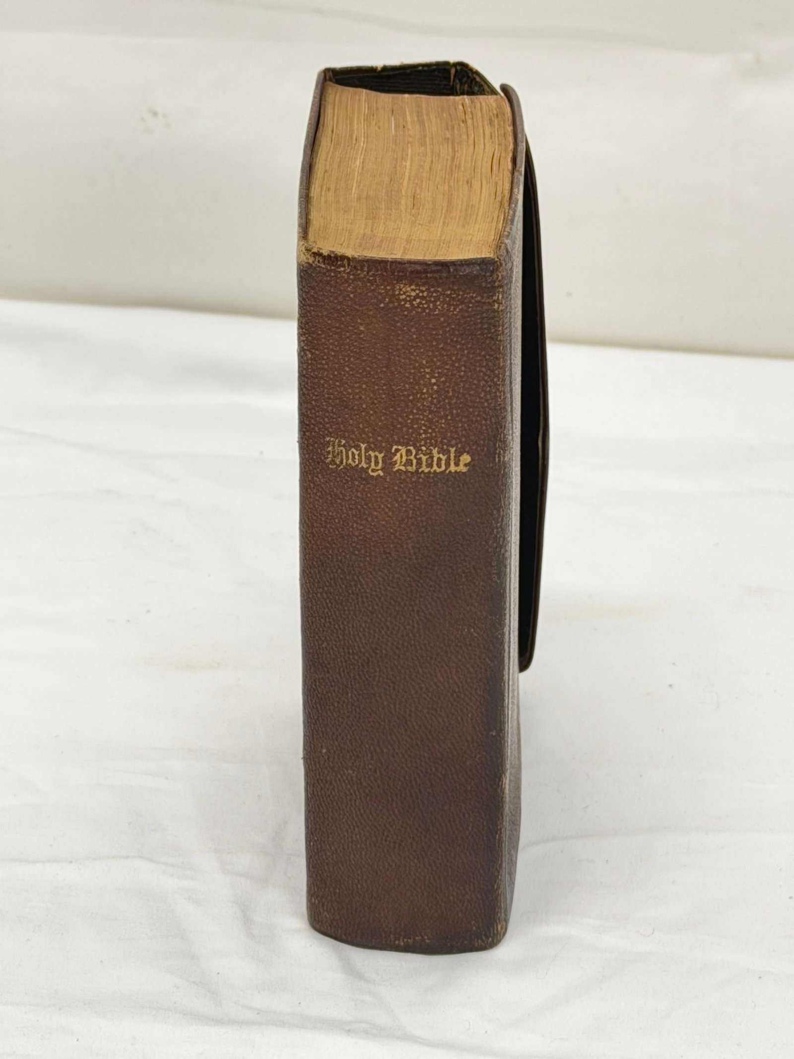 1877 Leather Holy Bible New York American Bible Society (1 of 5)