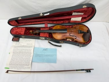 Antique Jacobus Stainer Absam Violin #5978-2 with Appraisal , Bow & Hardcase (1 of 19)