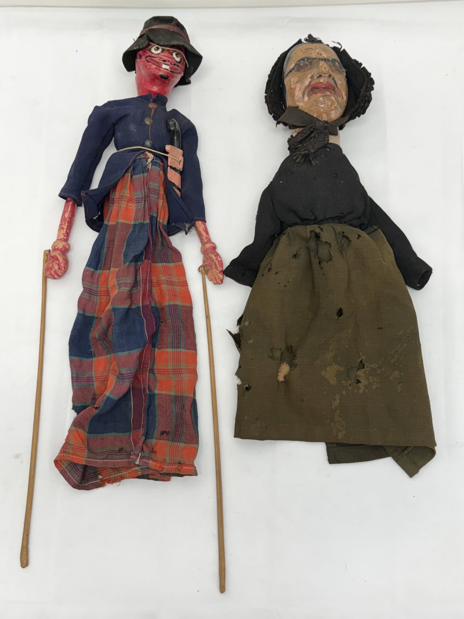 (2)Antique Marionette Doll Puppets (1 of 9)