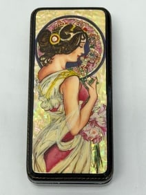 Russian Fedoskino Handpainted Lacquer Box, Signed 'Ivanova O.N.' (1 of 4)