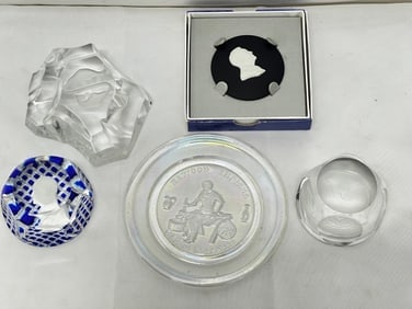 Asst Paperweights, Limited Ed Wedgwood, 1974 Dish - (1 of 6)