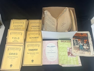 Group Antique / Vintage Sheet Music - Asst Schirmers Library of Musical Classics + Many More (1 of 7)