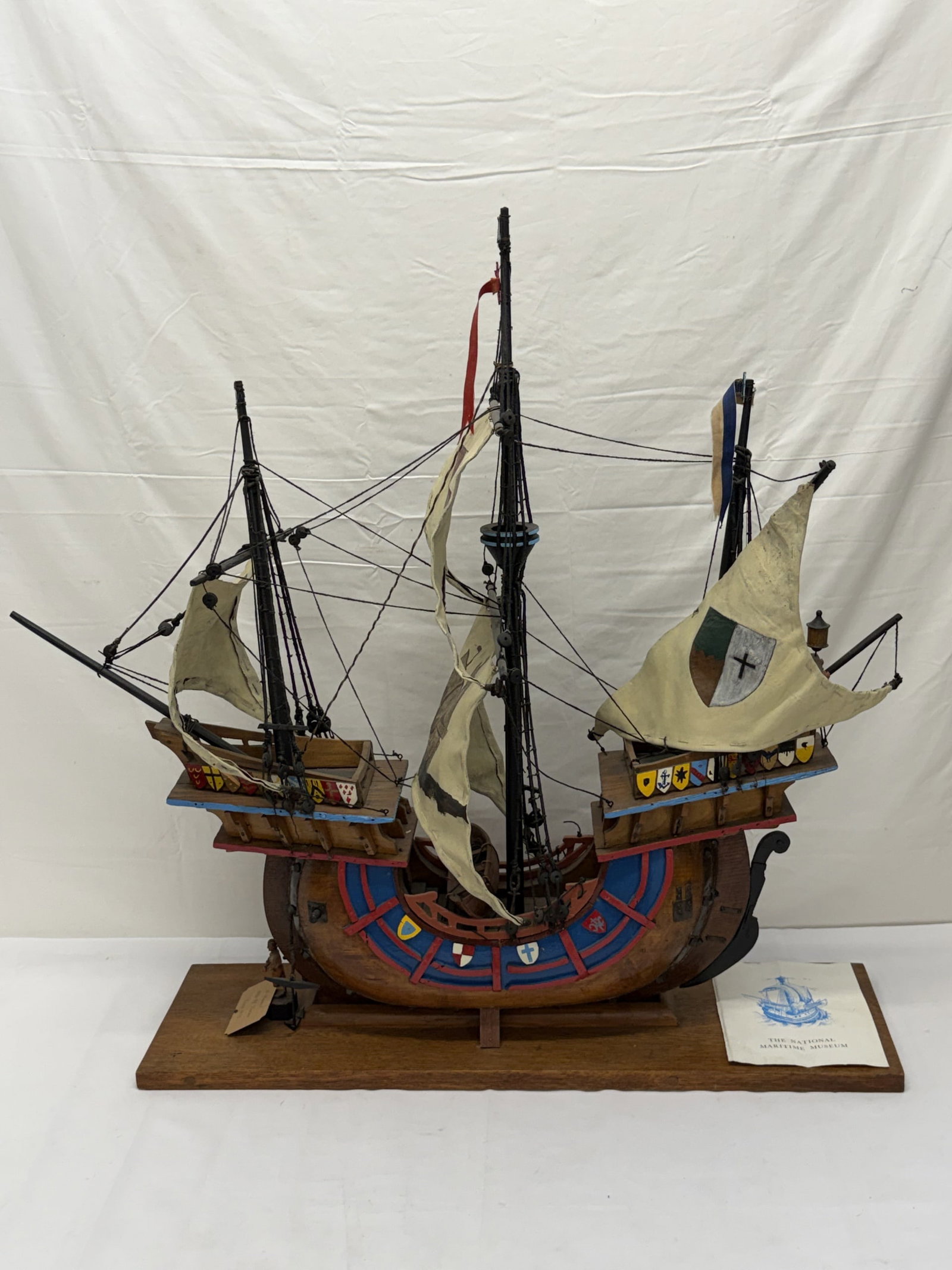 1486 Venetian Galleon Wooden Ship Model (1 of 13)