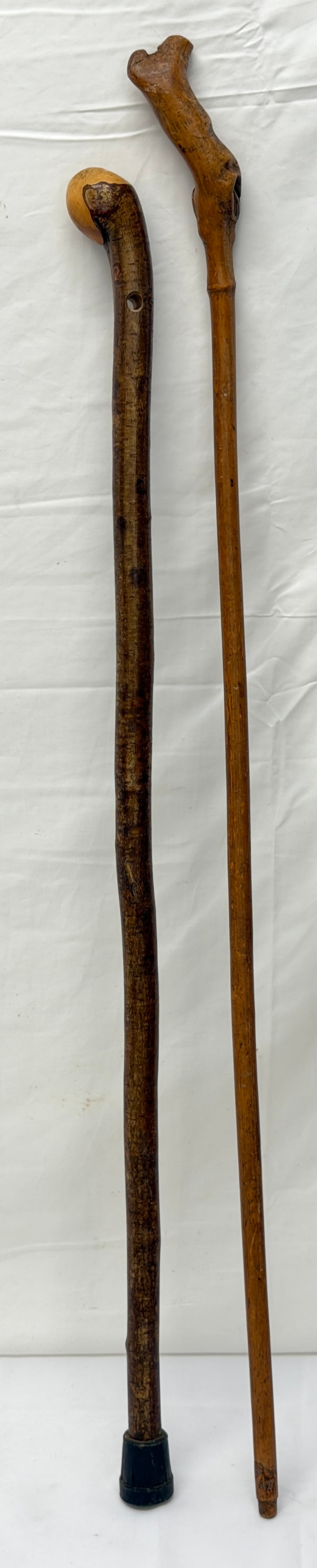 Irish Shillelagh 34.5"L & Antique Wooden Walking Stick Cane 37.5"L (1 of 5)