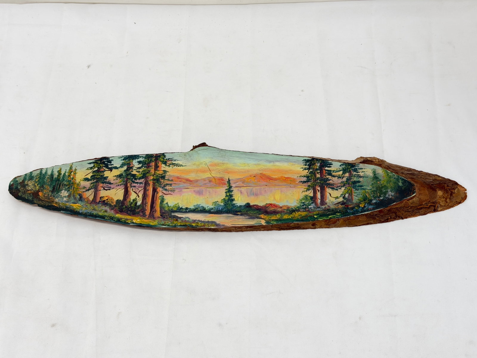 Original Art "Sierra Mountain" by Marian Lefton 6" x 29" (1 of 3)