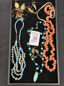 Asst Southwest Jewelry - Rattlesnake Earrings, Turquoise Necklaces & More (1 of 7)