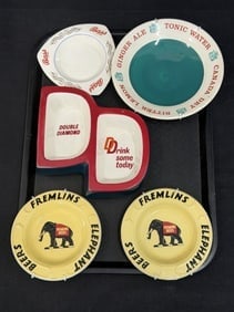 Vintage Advertising Ashtrays, Bowls - Bass, Fremlins,Wade (1 of 7)