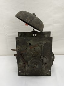 Antique Clock Movement with Bell From Tall Case (1 of 4)
