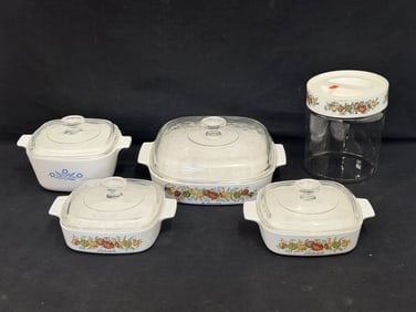 5pc Corning Ware - Spice of Life & Blue Cornflower (1 of 11)