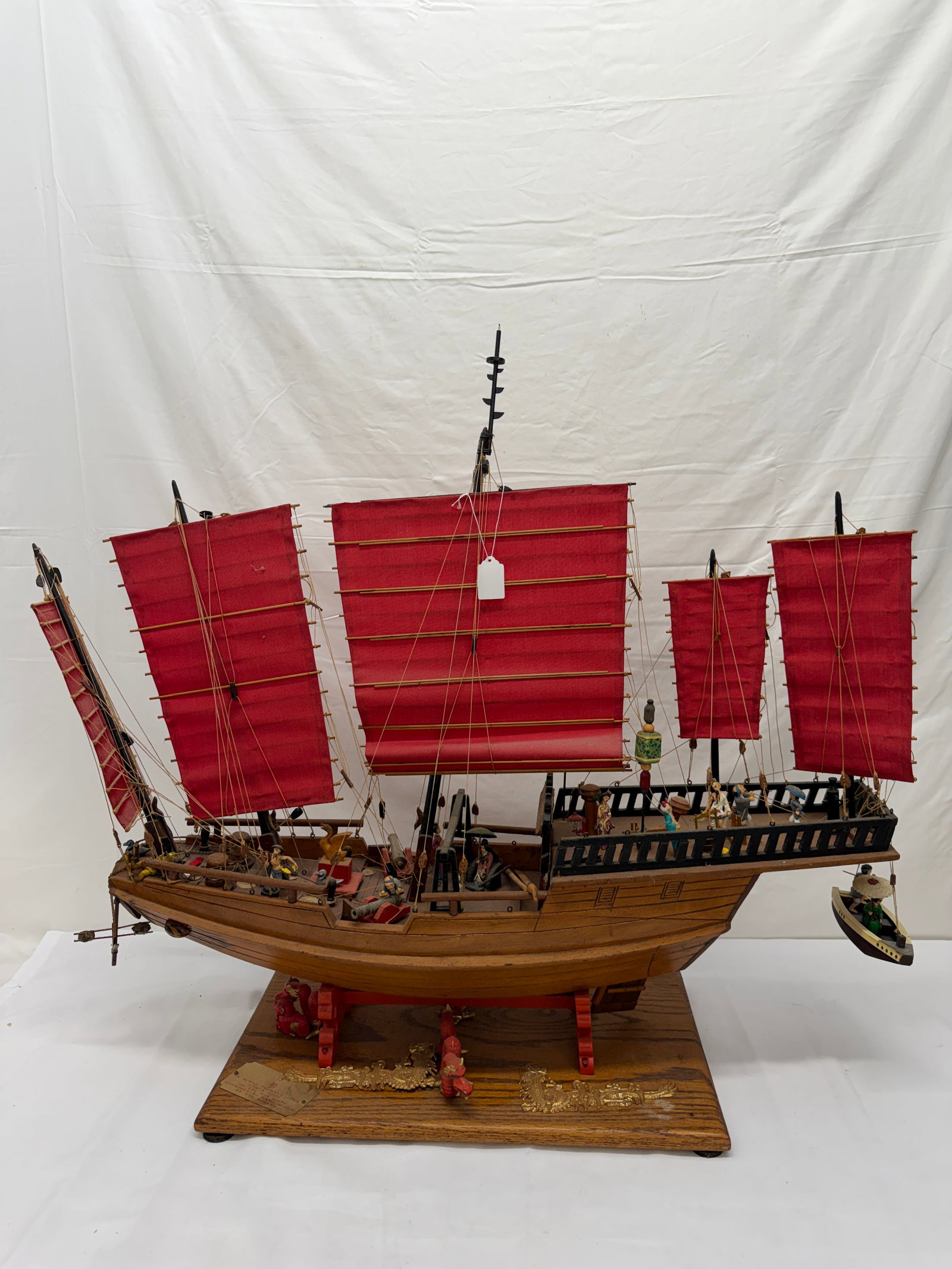 Detailed Large Chinese Royal Pechili Junk Ship Model (1 of 15)