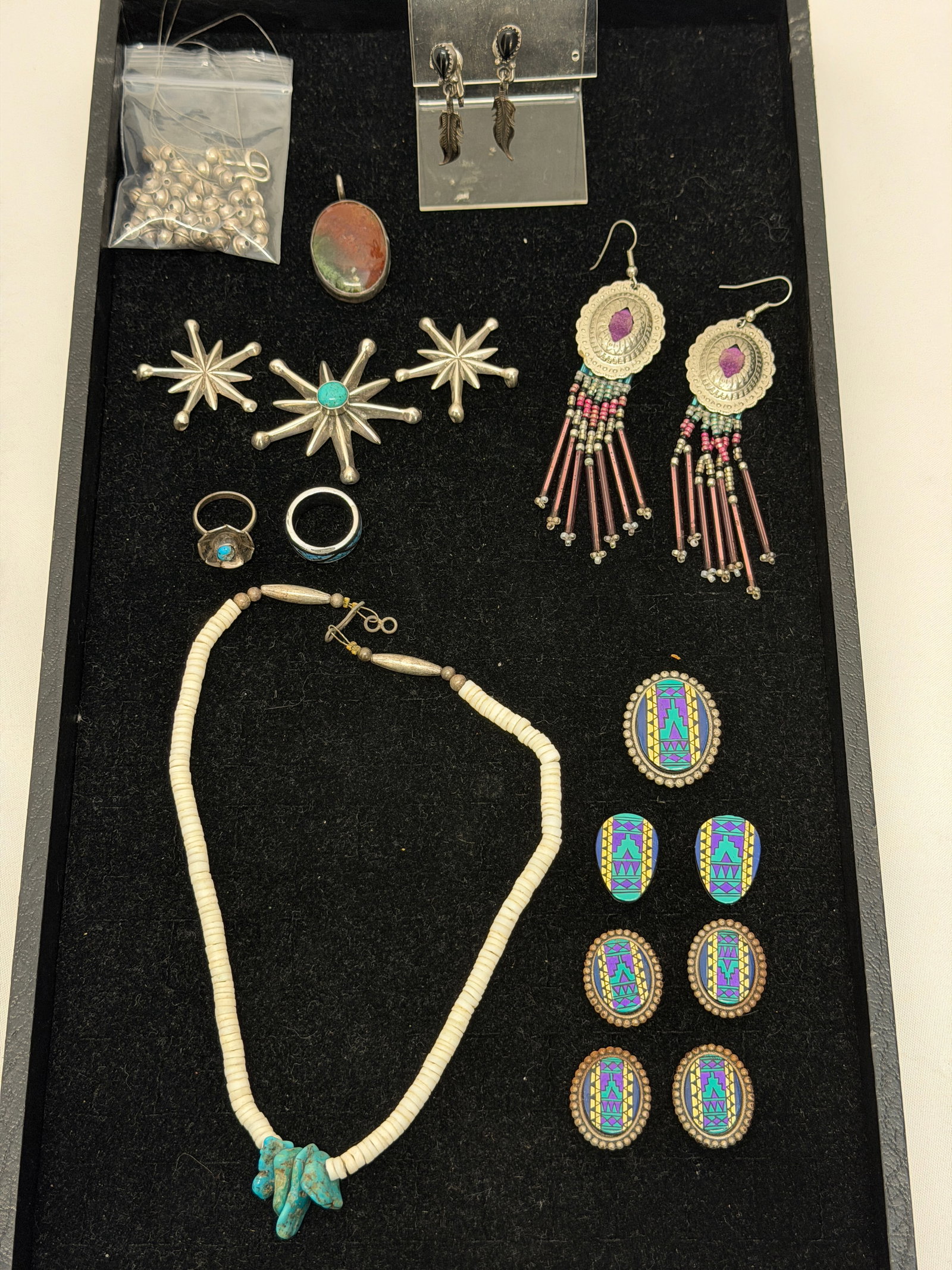 Vintage Native American Southwestern Jewelry, Sterling (1 of 9)