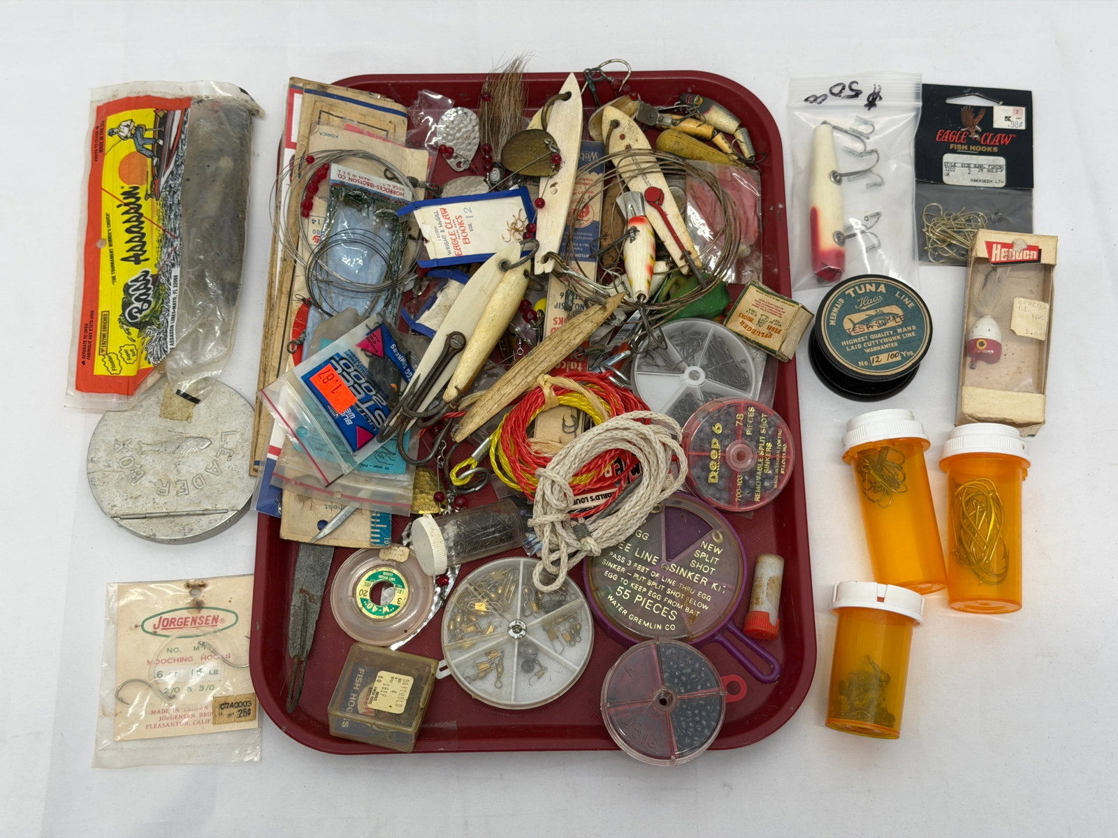 Lot Vintage Fishing Items - Lures, Hooks + More (1 of 7)