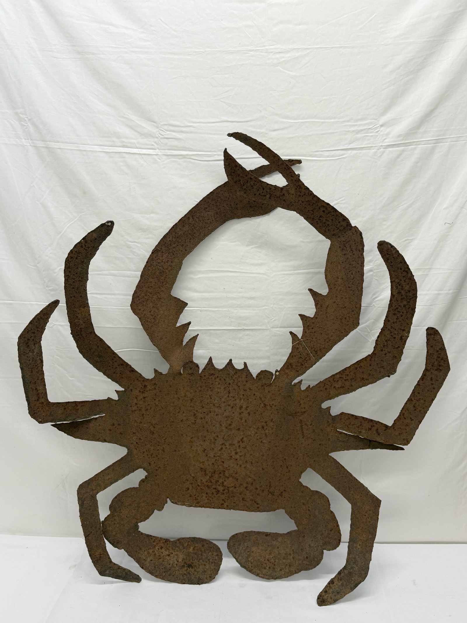 Large Metal Crab Art Sculpture 2'9" x 3'1" (1 of 1)
