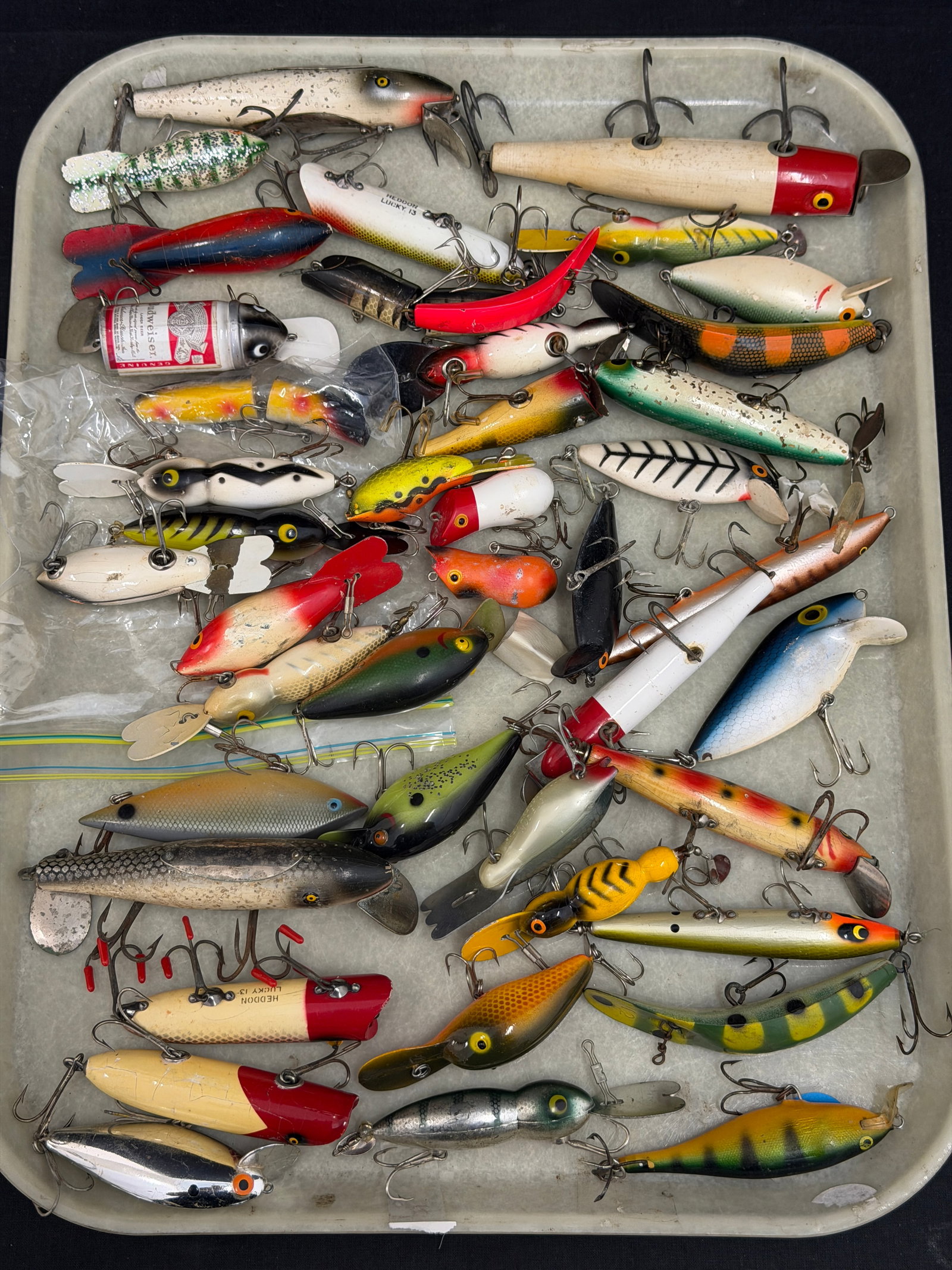 (40+)Asst Vintage Fishing Lures - Budweiser, Bomber, More (1 of 8)