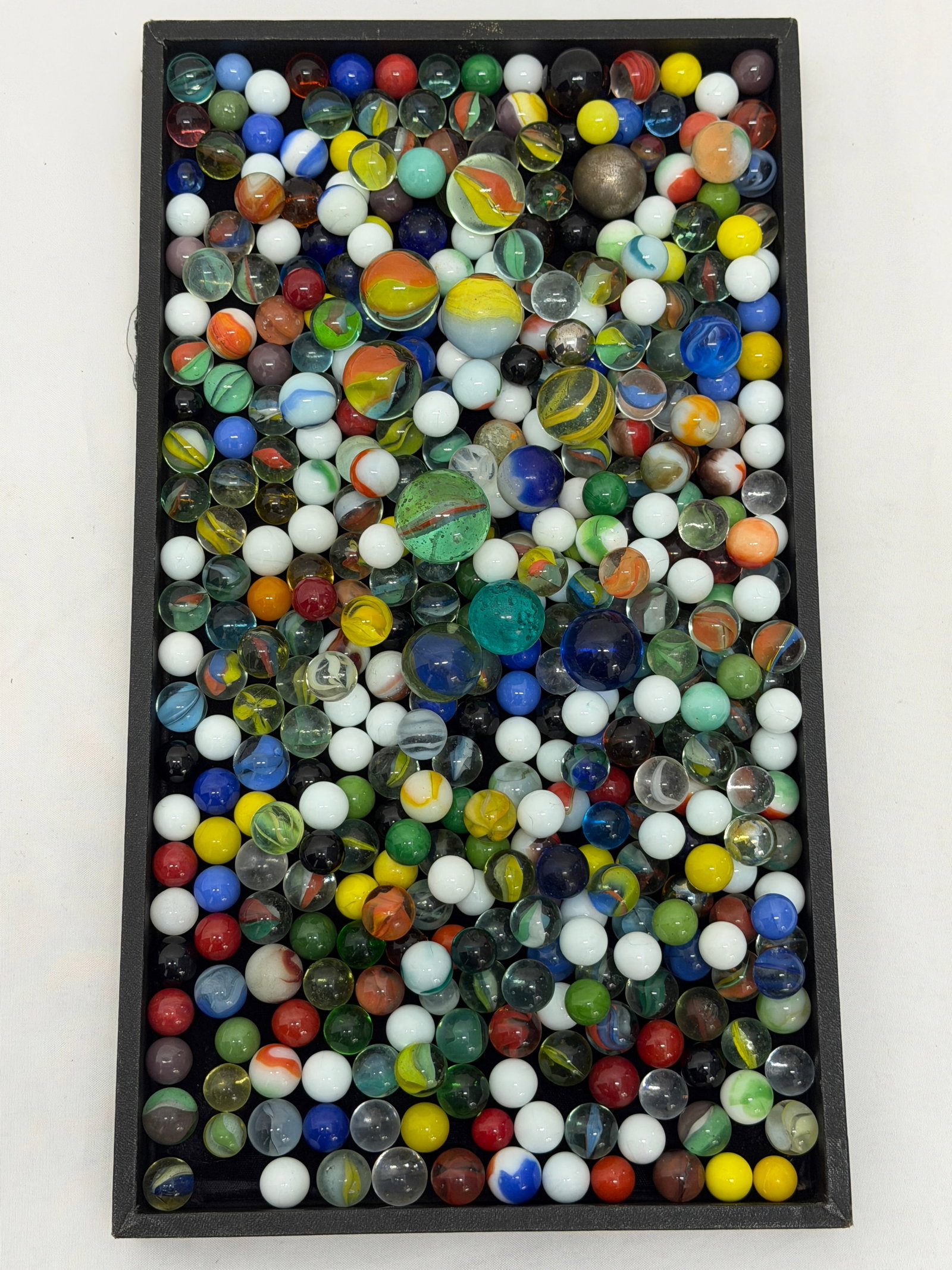 (420+)Asst Vintage Marbles & Shooters - Sparklers, Steelys, Cats Eye & More: (420+)Asst Vintage Marbles & Shooters - Sparklers, Steelys, Cats Eye & More