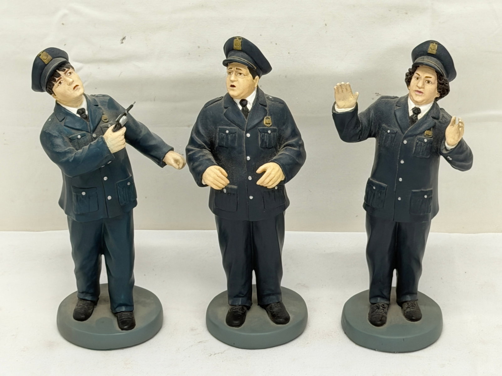 Dave Grossman Limited Ed. #d 'The Three Stooges Police' Figures Out of 5000: Dave Grossman Limited Ed. #d 'The Three Stooges Police' Figures Out of 5000