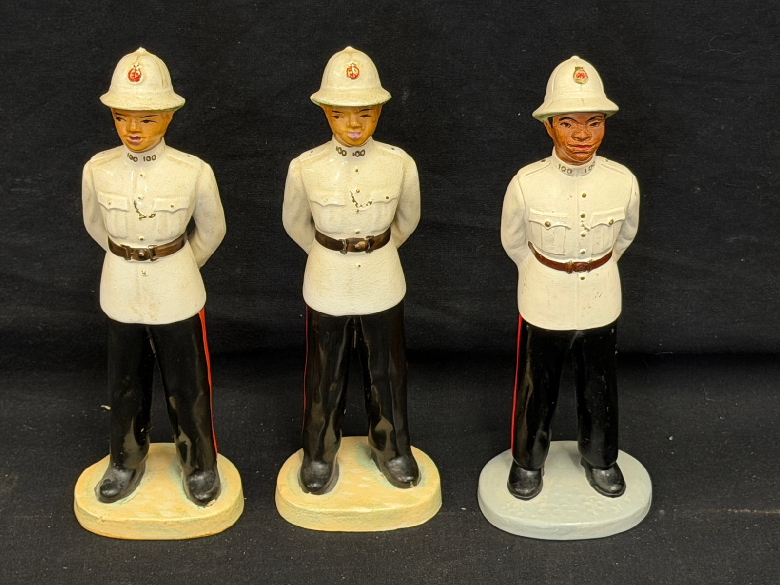 (3)Vintage Nassau Bahamas Royale Police Officer Figures 7.5"T (1 of 4)