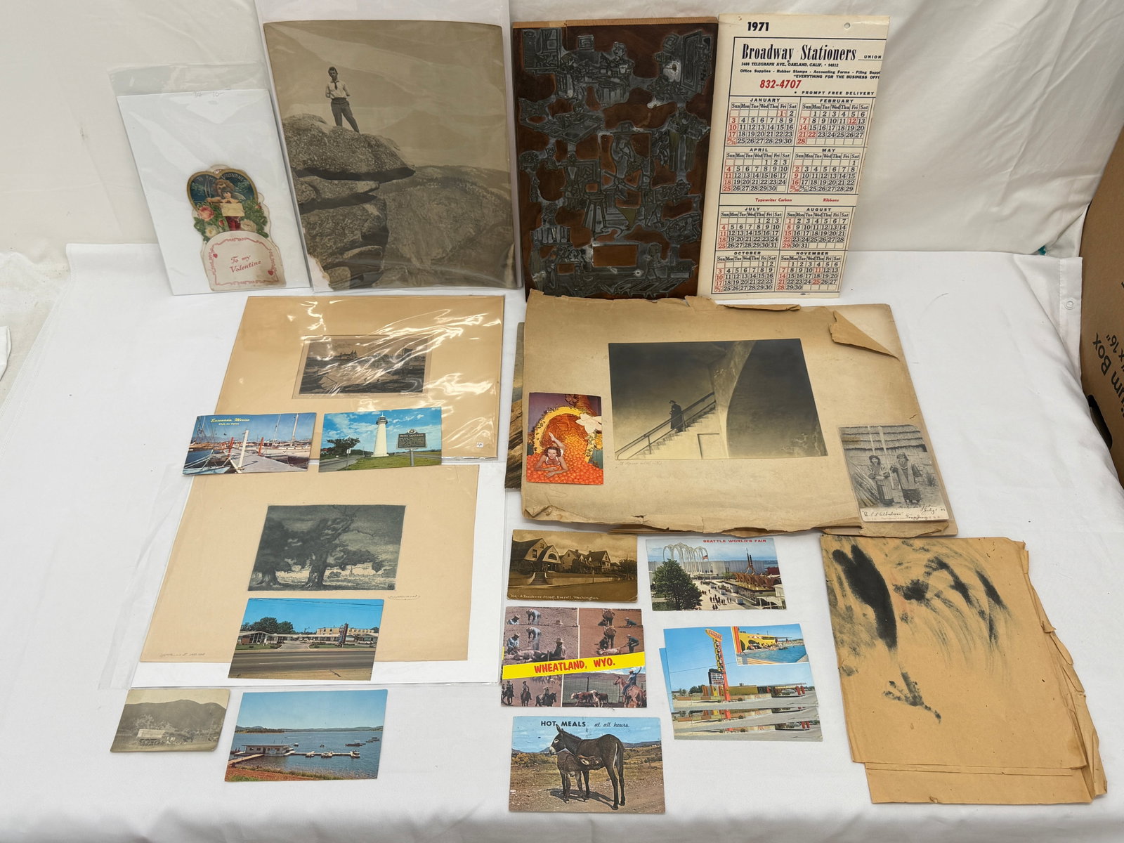 Antique / Vintage Ephemera , Postcards, Watercolor, Prints & More (1 of 15)