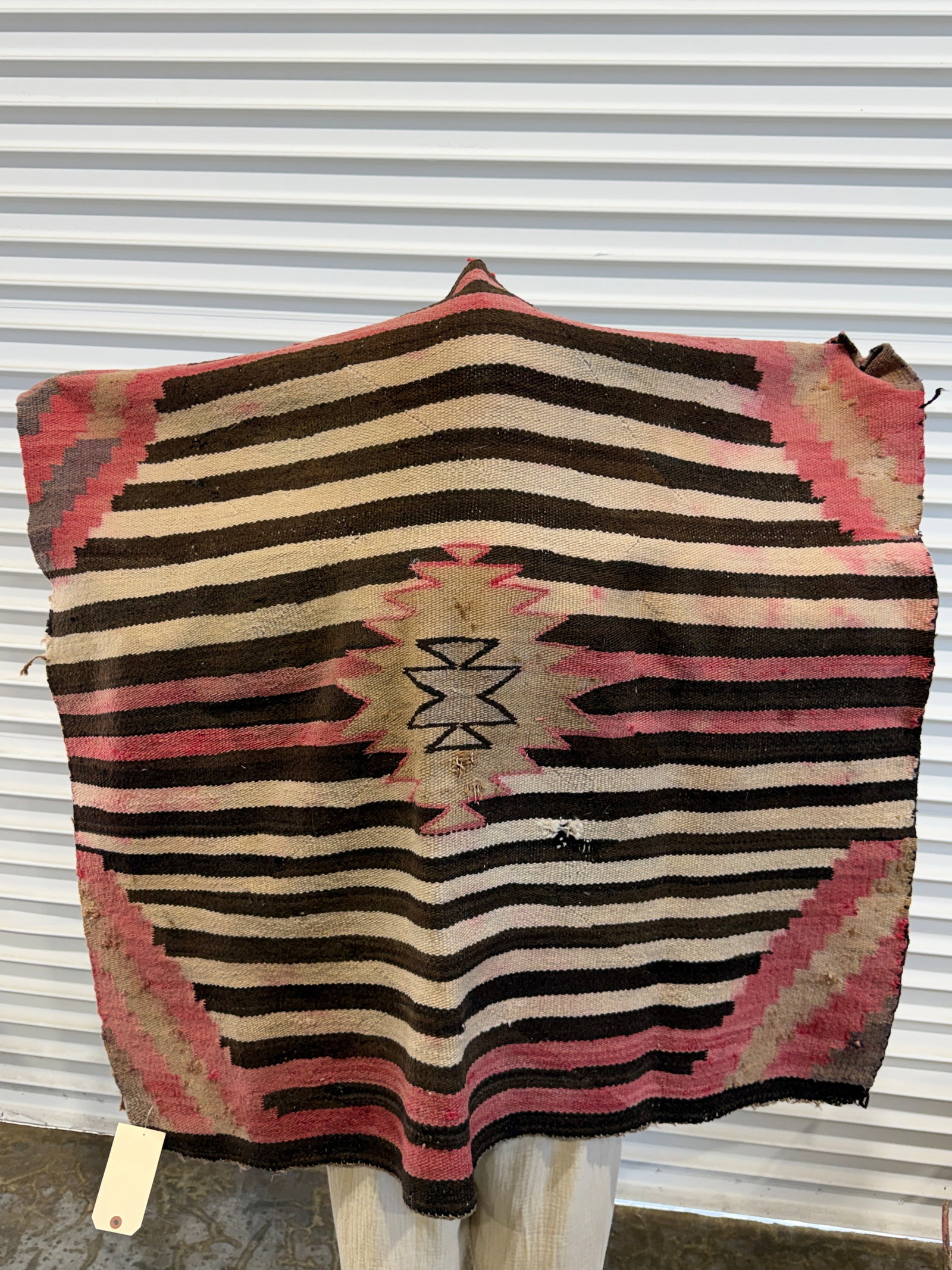 Antique Navajo Blanket 41.5" x 45" (1 of 6)