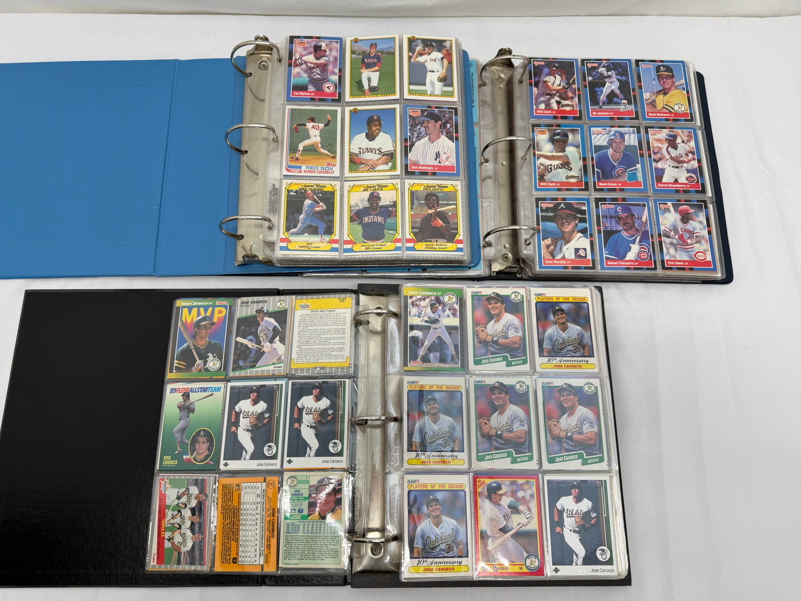 (3)Binders Asst 1980s-90s MLB Trading Cards - Various Brands , Rookies / All-Stars & More (1 of 19)